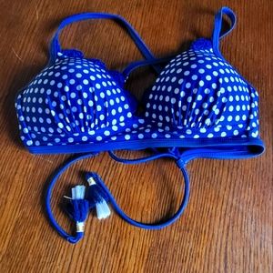 Polka Dot Bikini Top, Very Cute. TAG CUT off, Never worn, Padded. Size small
